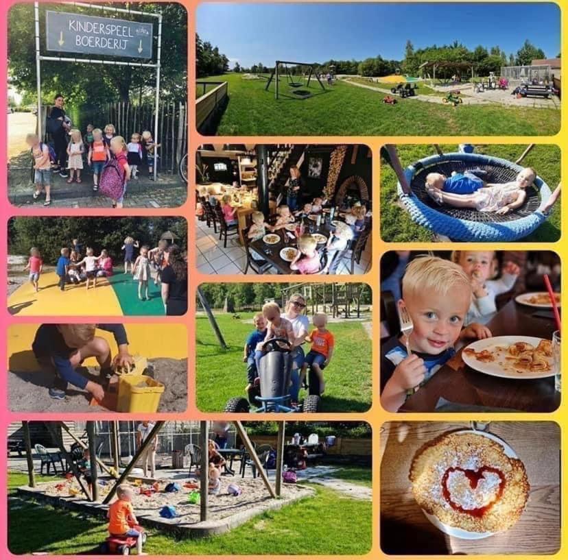 Pipowagens Bij Pannenkoekenrestaurant & Camping De Koppenjan 'Een Uniek Verblijf Met Kinderspeelboerderij' Jubbega-Schurega Екстериор снимка